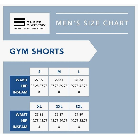 Three Sixty Six men’s running/gym  dry fit shorts sz s - Picture 5 of 10